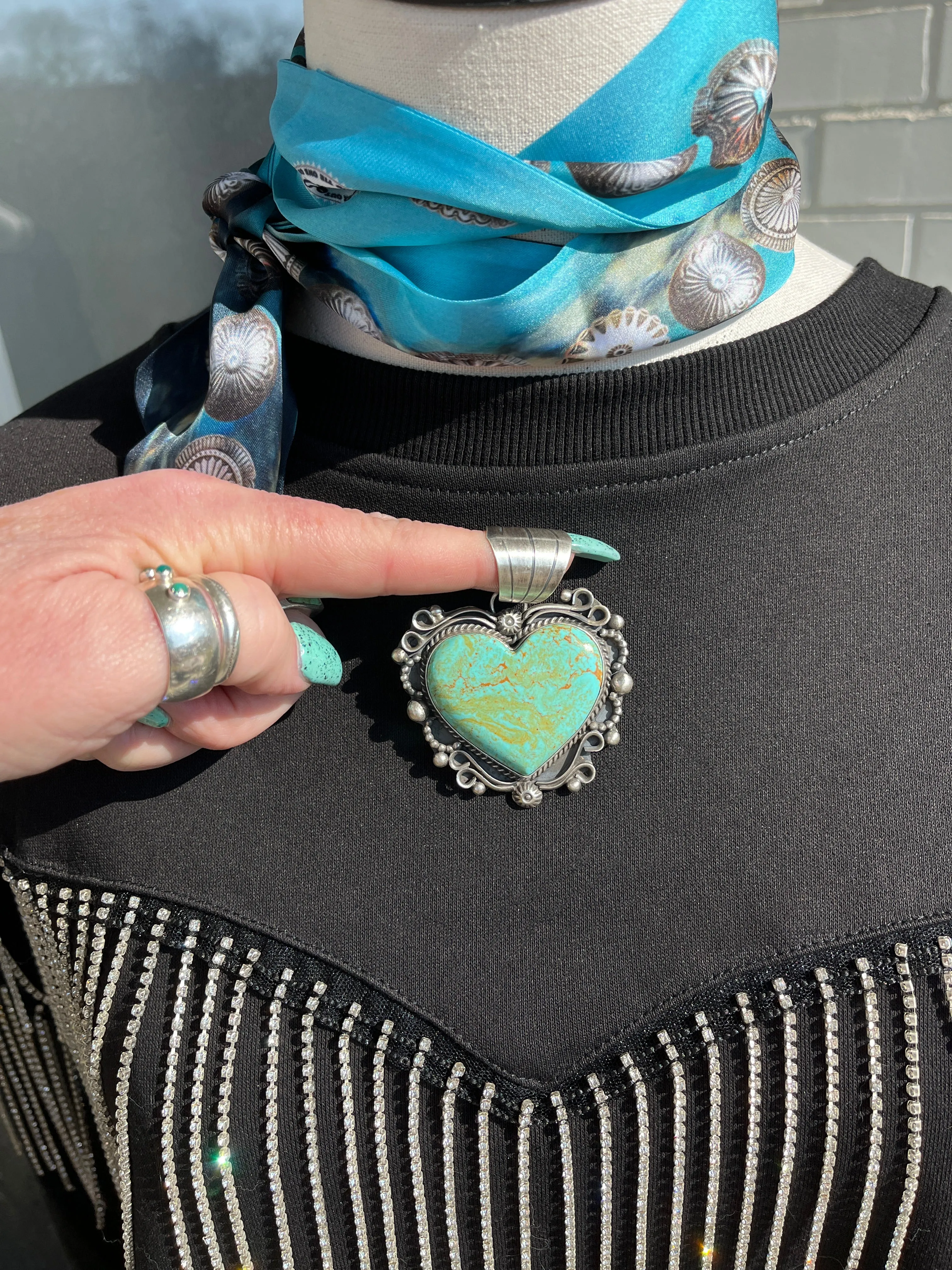 Kingman Heart Pendant #1