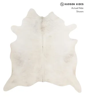 Light Grey XX-Large Brazilian Cowhide Rug 7'7"H x 7'0"W #81363 by Hudson Hides