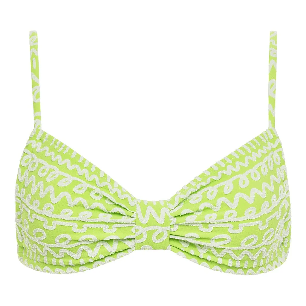 Lime Icing Devin Bikini Top