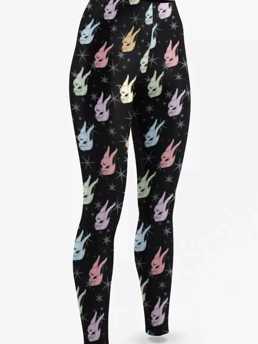 Magical Rabbits (Exclusive) - High-quality Handcrafted Vibrant Leggings