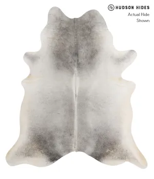 Medium Grey XX-Large Brazilian Cowhide Rug 7'9"H x 6'9"W #81601 by Hudson Hides