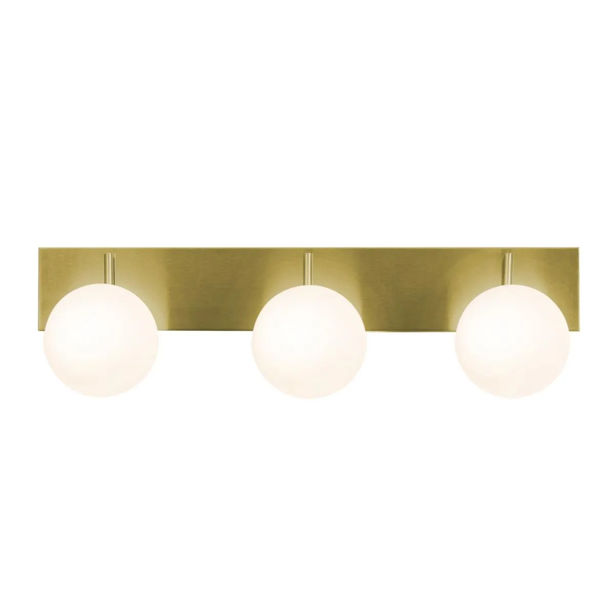 Metropolitan 30 in. 3 Lights LED Vanity Light Satin Brass Finish