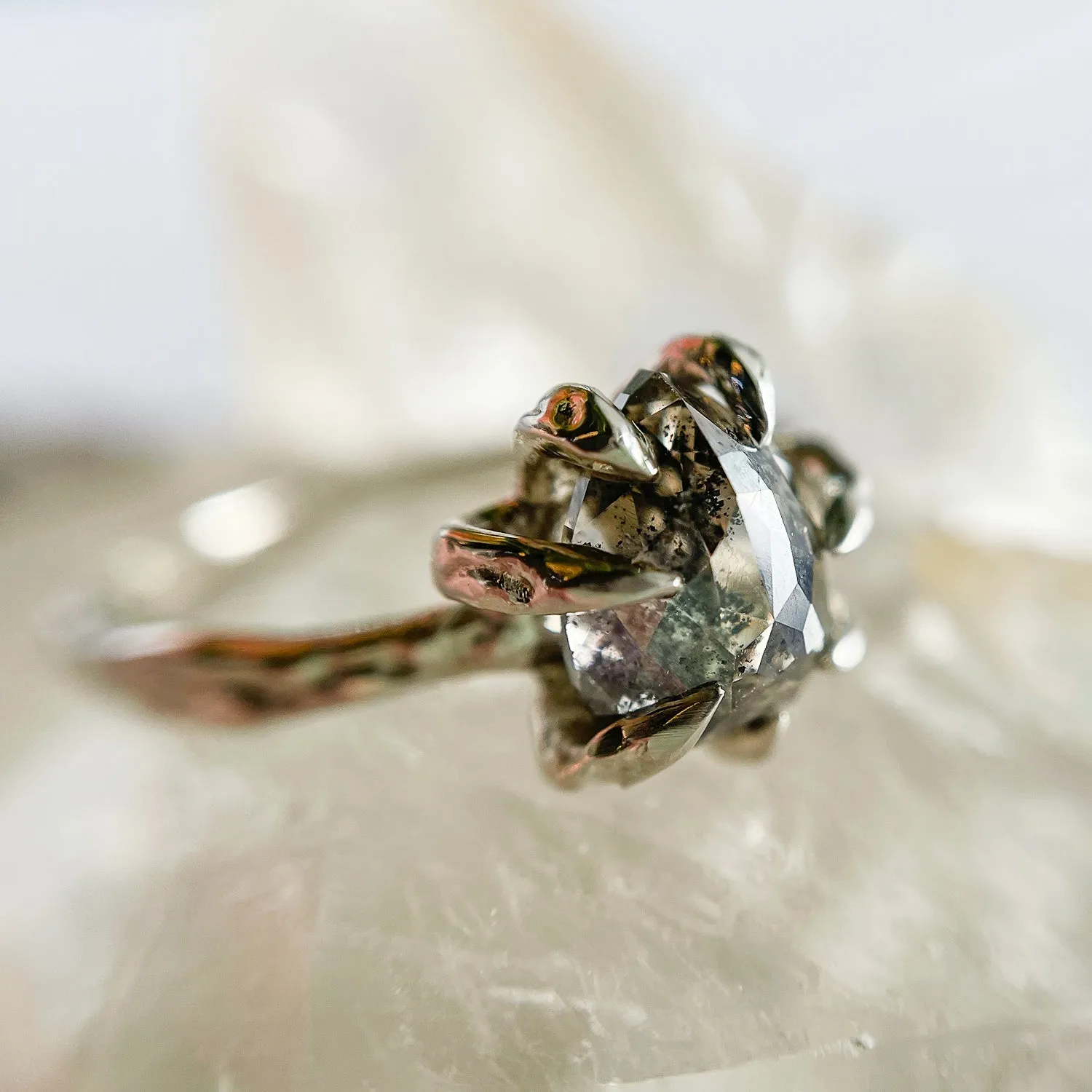 Monterey Diamond Stingray Claw Ring