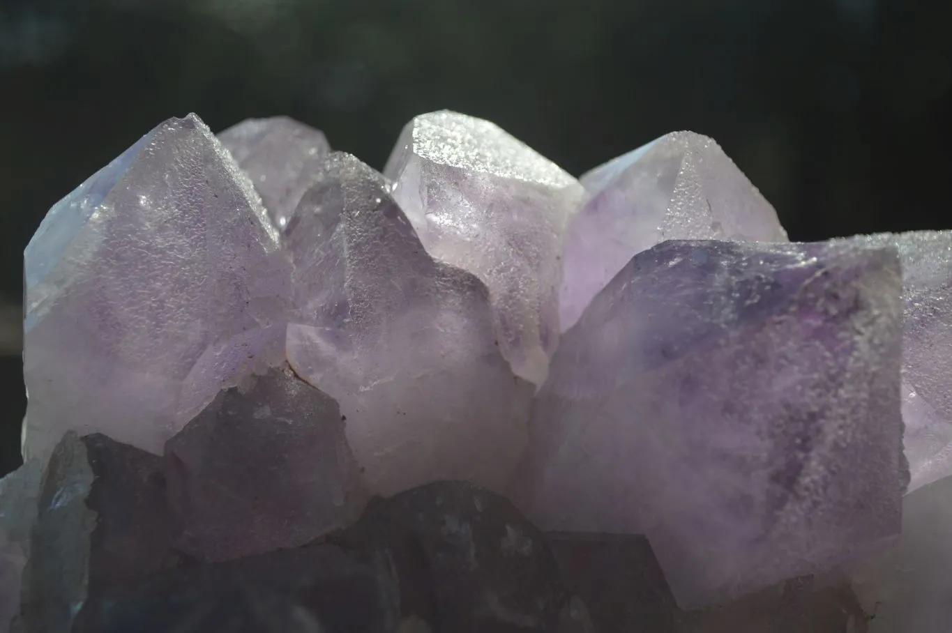 Natural Jacaranda Amethyst Clusters x 1 From Zambia