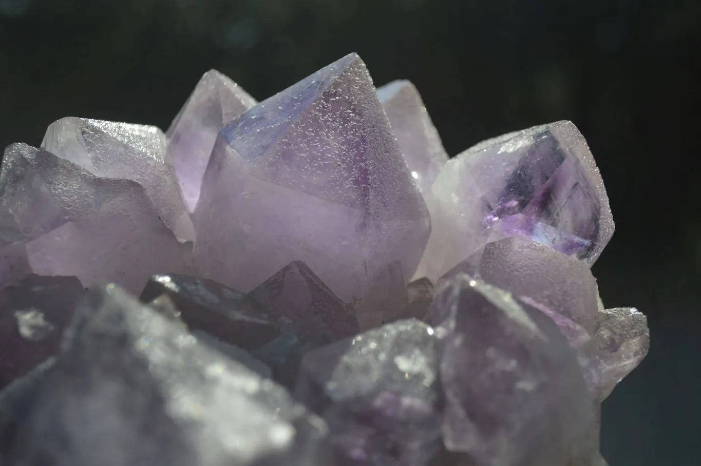 Natural Jacaranda Amethyst Clusters x 1 From Zambia