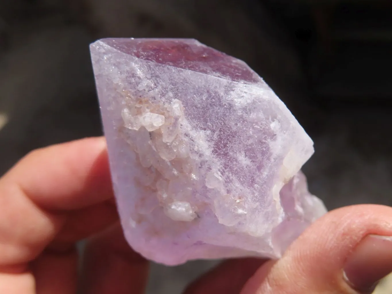 Natural Jacaranda Amethyst Points x 12 From Zambia