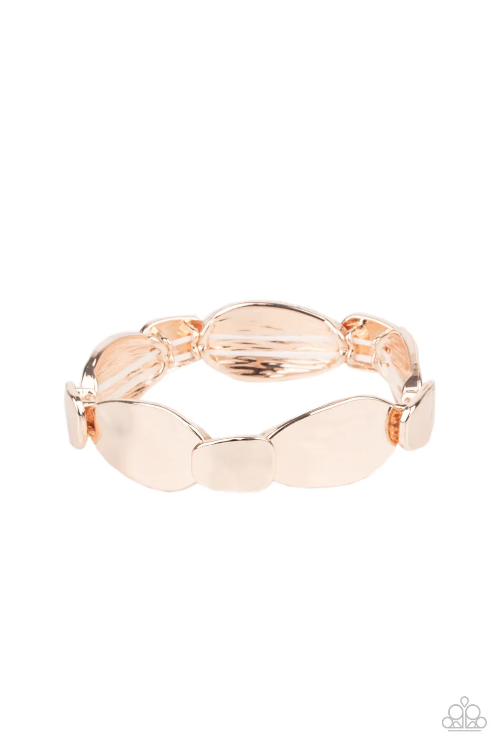 PAPARAZZI Absolutely Applique - Rose Gold BRACELET