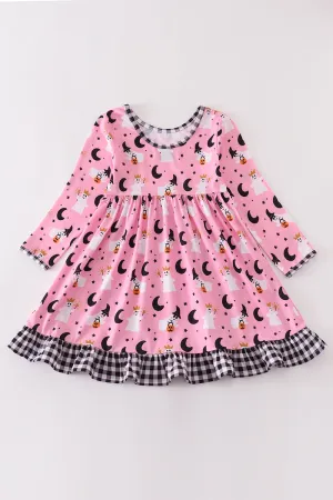 Premium Pink halloween ghost dress