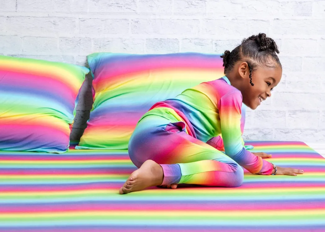 Rainbow Gradient Pillow Case Set