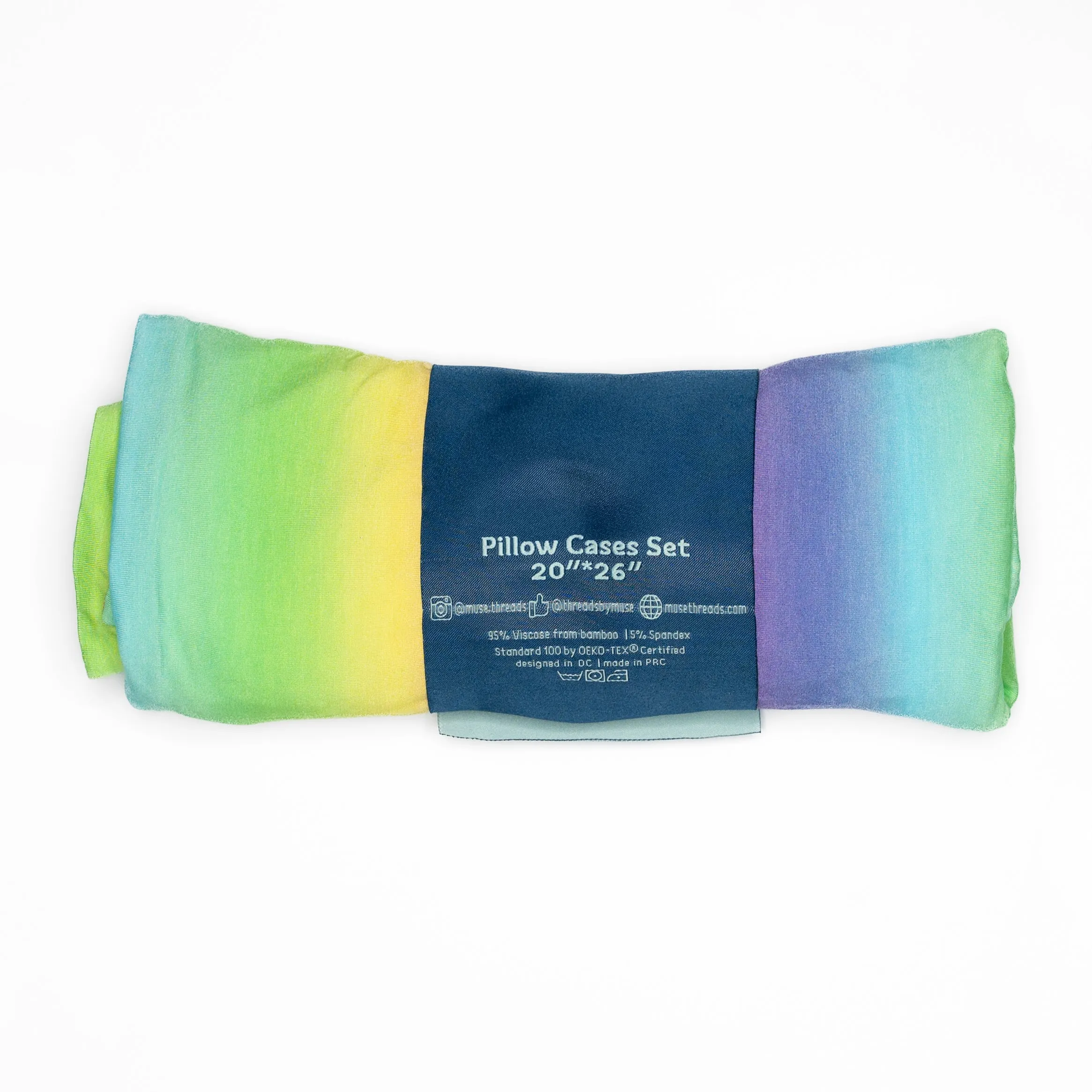 Rainbow Gradient Pillow Case Set