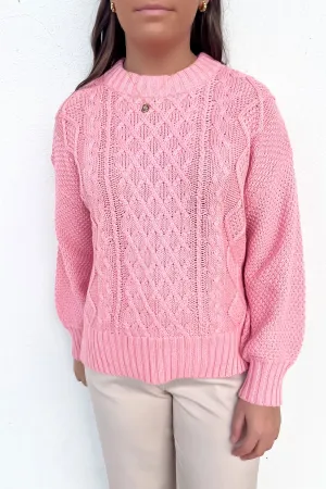 Rue Knit Sweater Pink