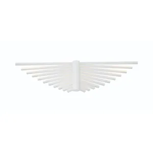 Seraph 25 in. LED Wall Sconce white Finish