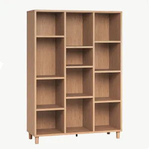 Simple Low Bookcase  - Oak