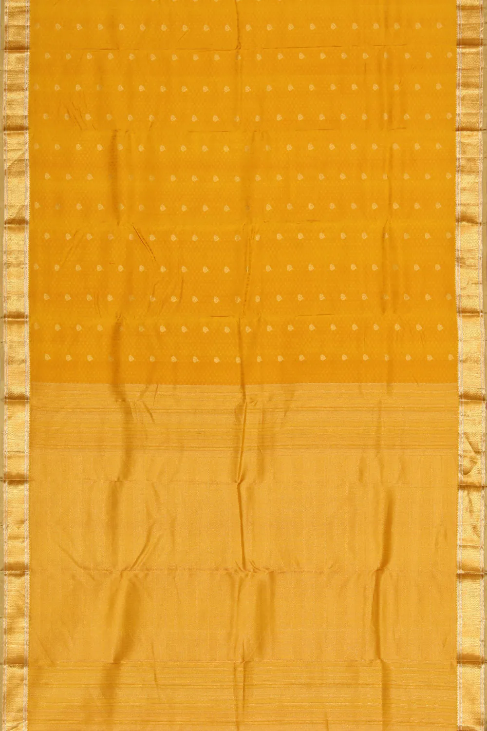 Simple Yet Elegant Silk Yellow Saree