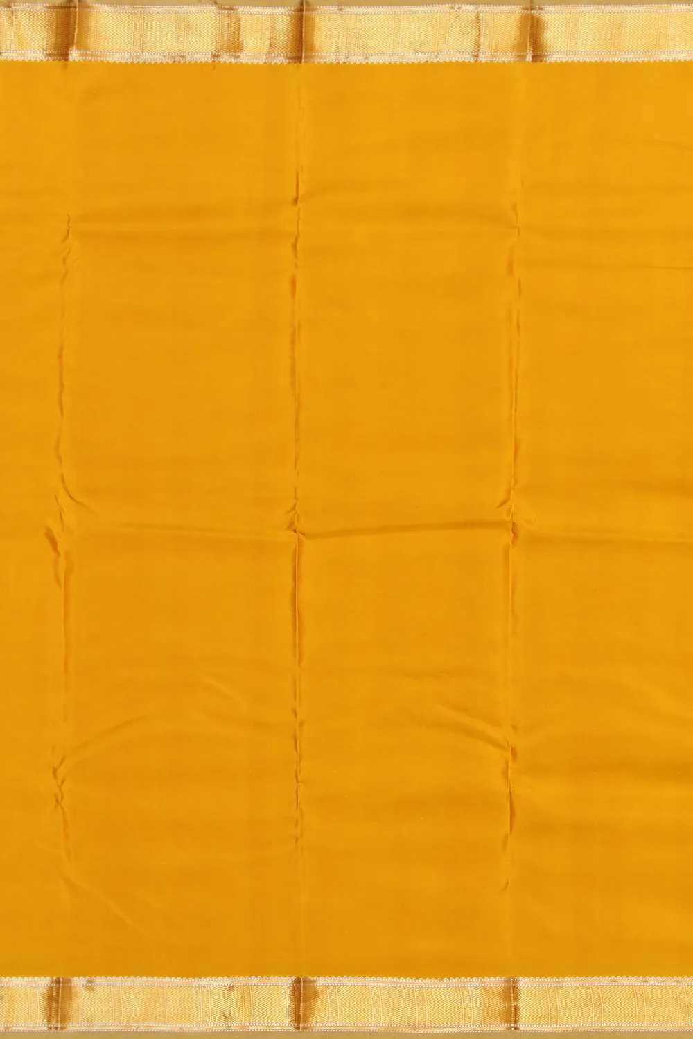 Simple Yet Elegant Silk Yellow Saree