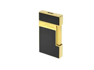 S.T. DUPONT- SLIMMY GOLDEN SHINY BLACK LACQUER

REF: 028002