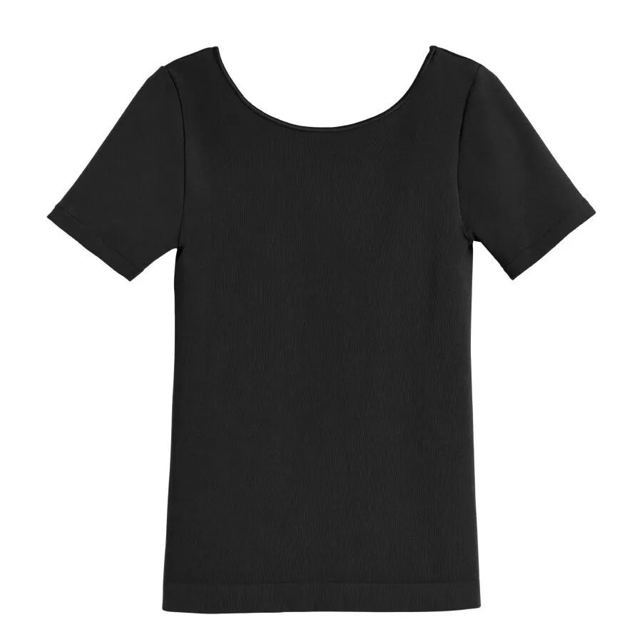 Stretch Scoop Neck Tee