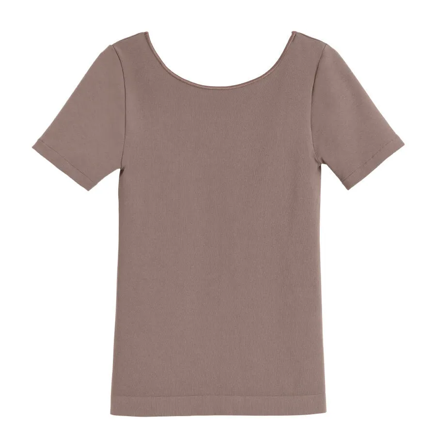 Stretch Scoop Neck Tee