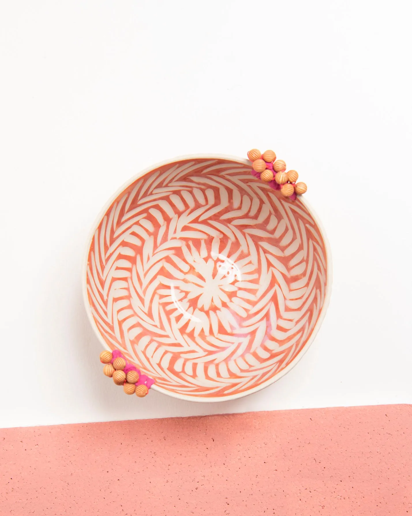 Tangerine Handmade Ceramic Bowl