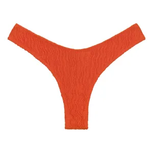 Tangerine Lulu (Zig-Zag Stitch) Bikini Bottom