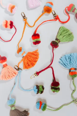 Tassel Pom Pom Keychain