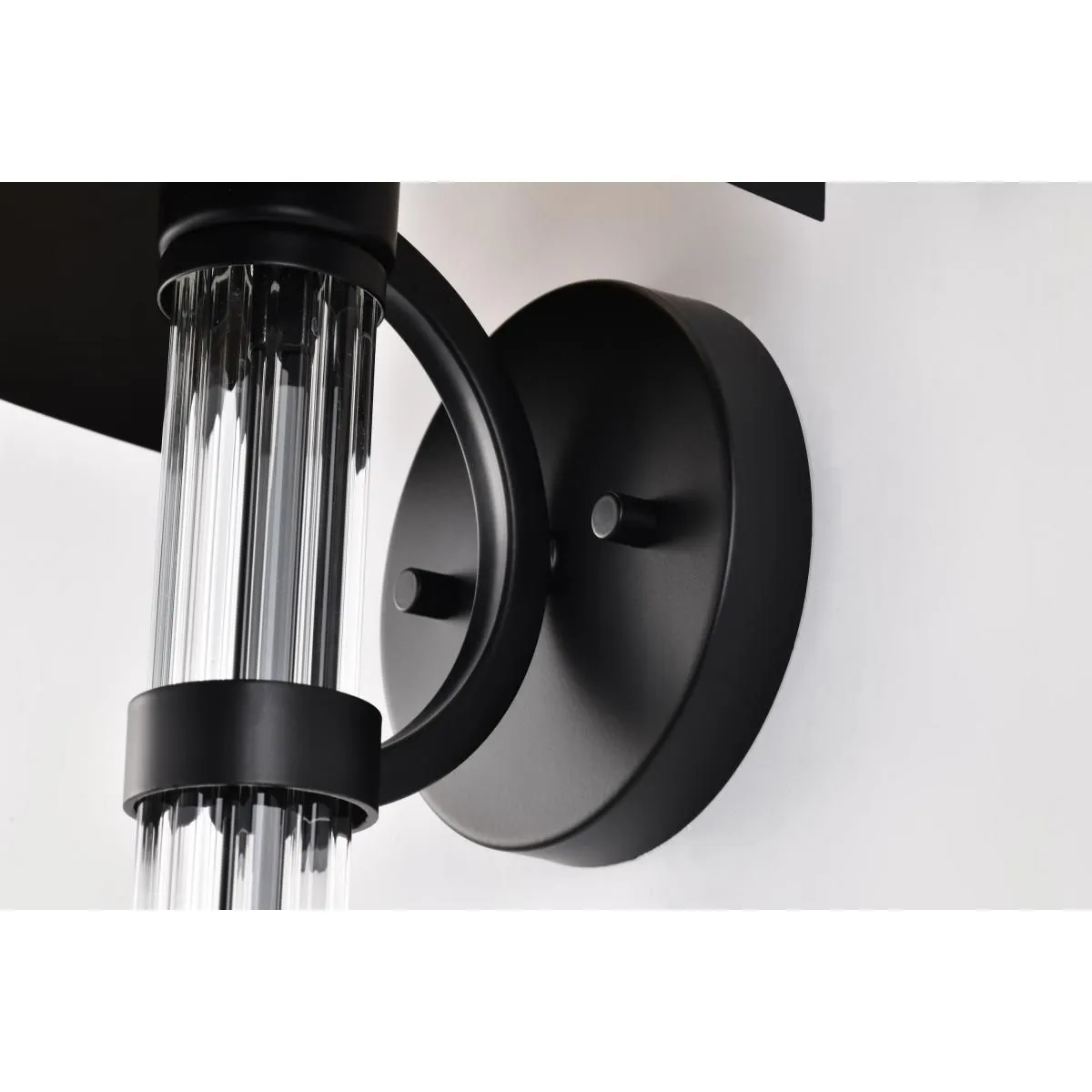 Teagon 23 in. Wall Sconce Matte Black Finish