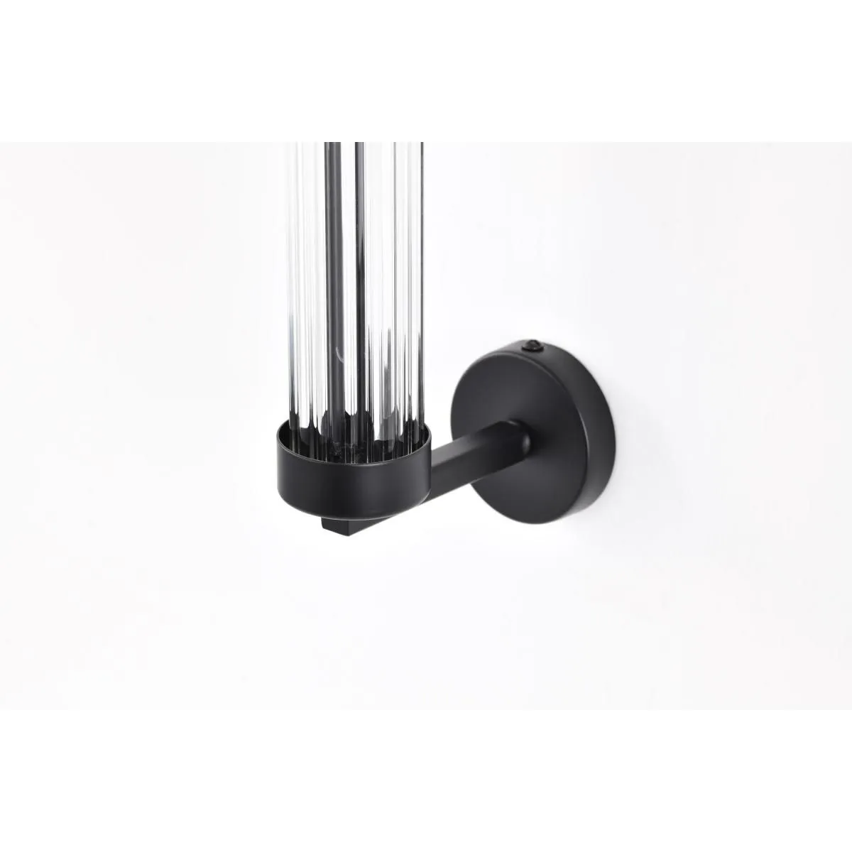 Teagon 23 in. Wall Sconce Matte Black Finish