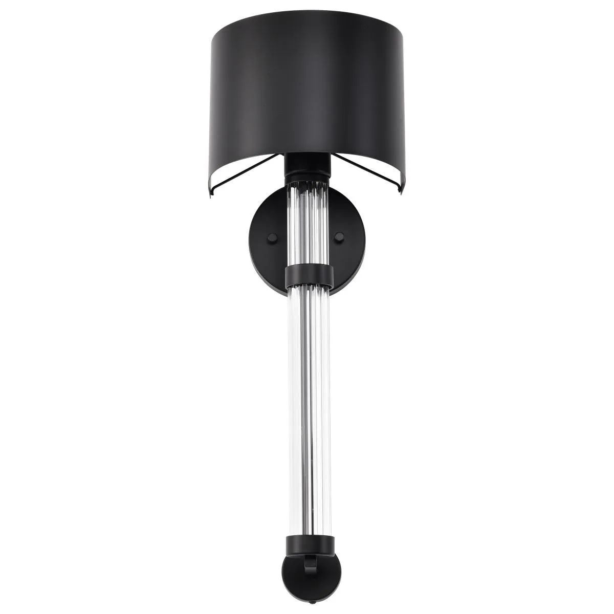 Teagon 23 in. Wall Sconce Matte Black Finish