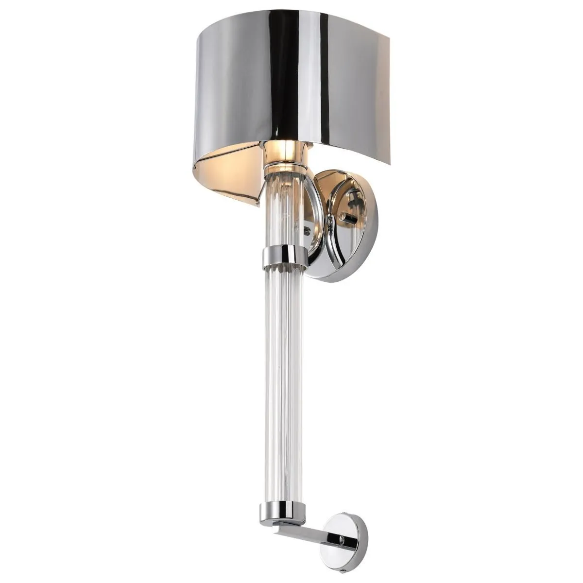 Teagon 23 in. Wall Sconce Polished Nickel Finish