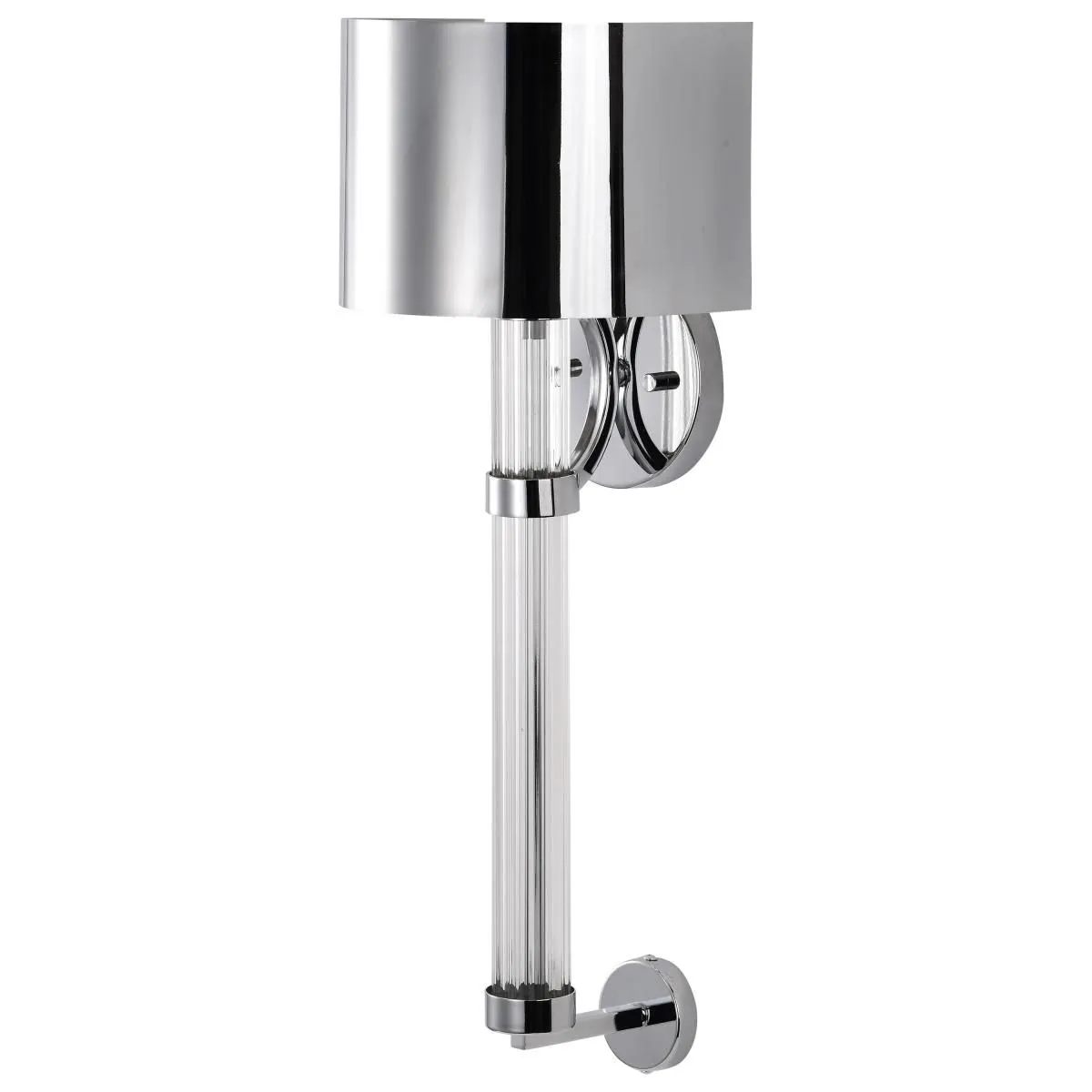 Teagon 23 in. Wall Sconce Polished Nickel Finish