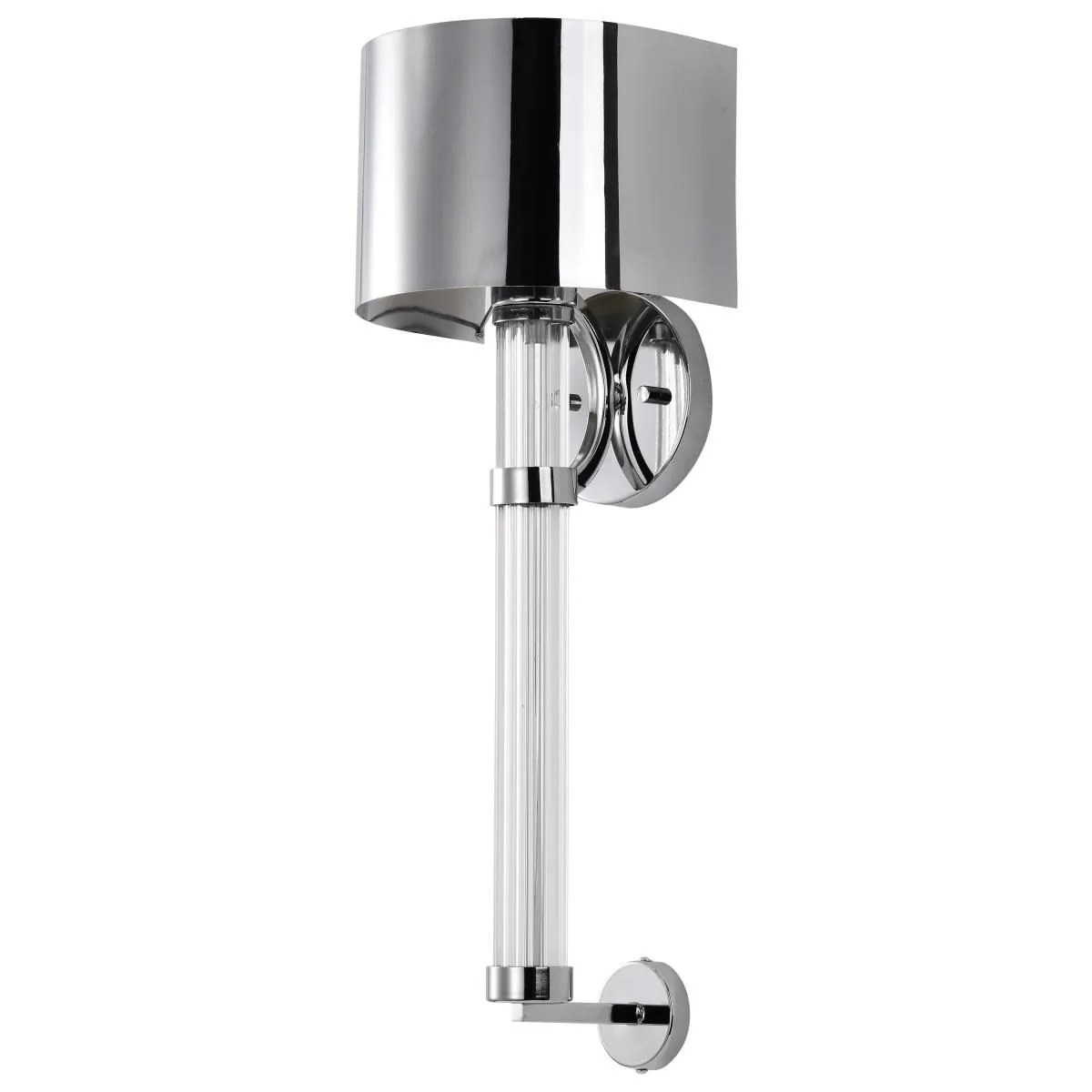 Teagon 23 in. Wall Sconce Polished Nickel Finish