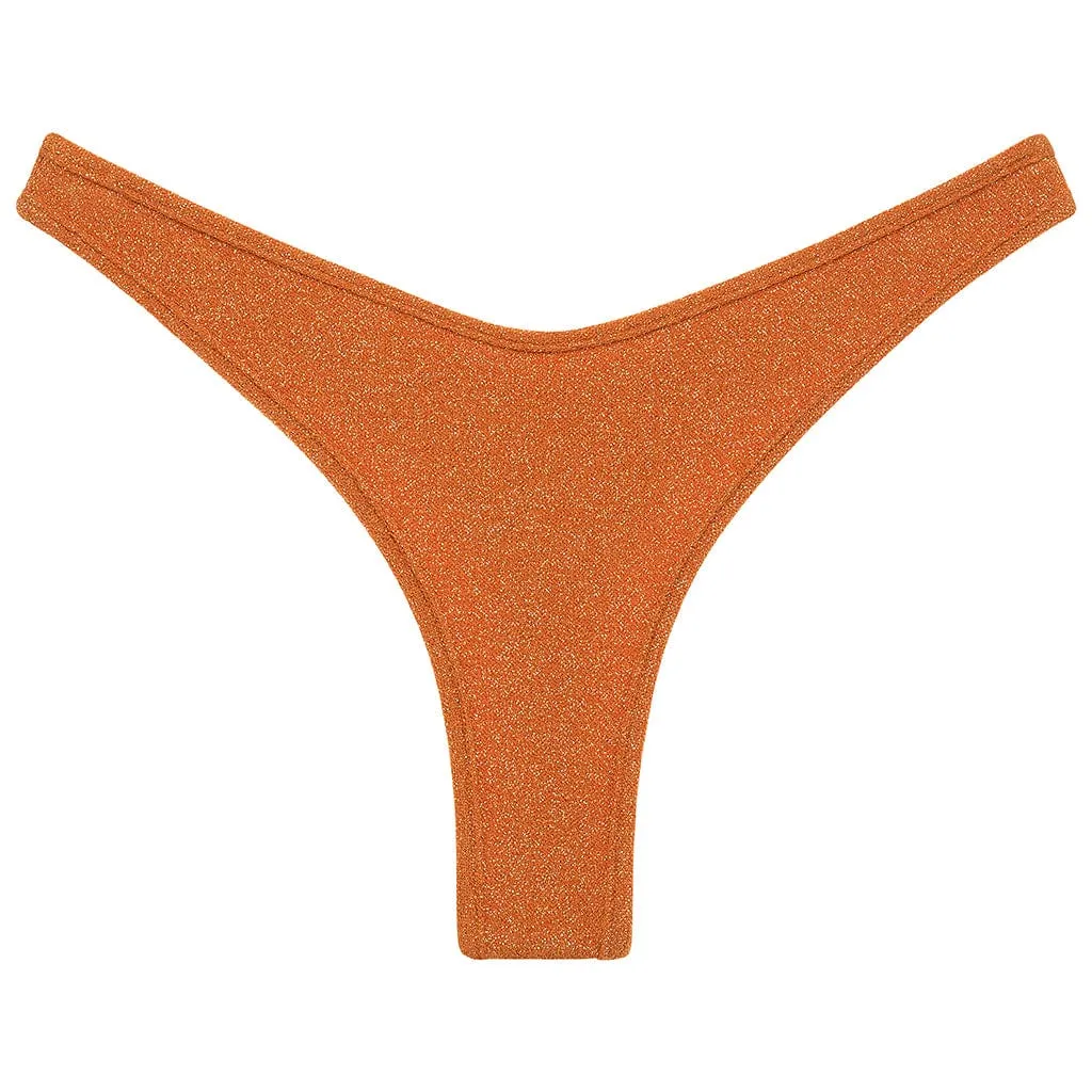 Terra Sparkle Binded Thong Bikini Bottom