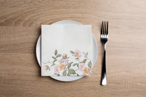 Vibrant Floral Cocktail Napkin