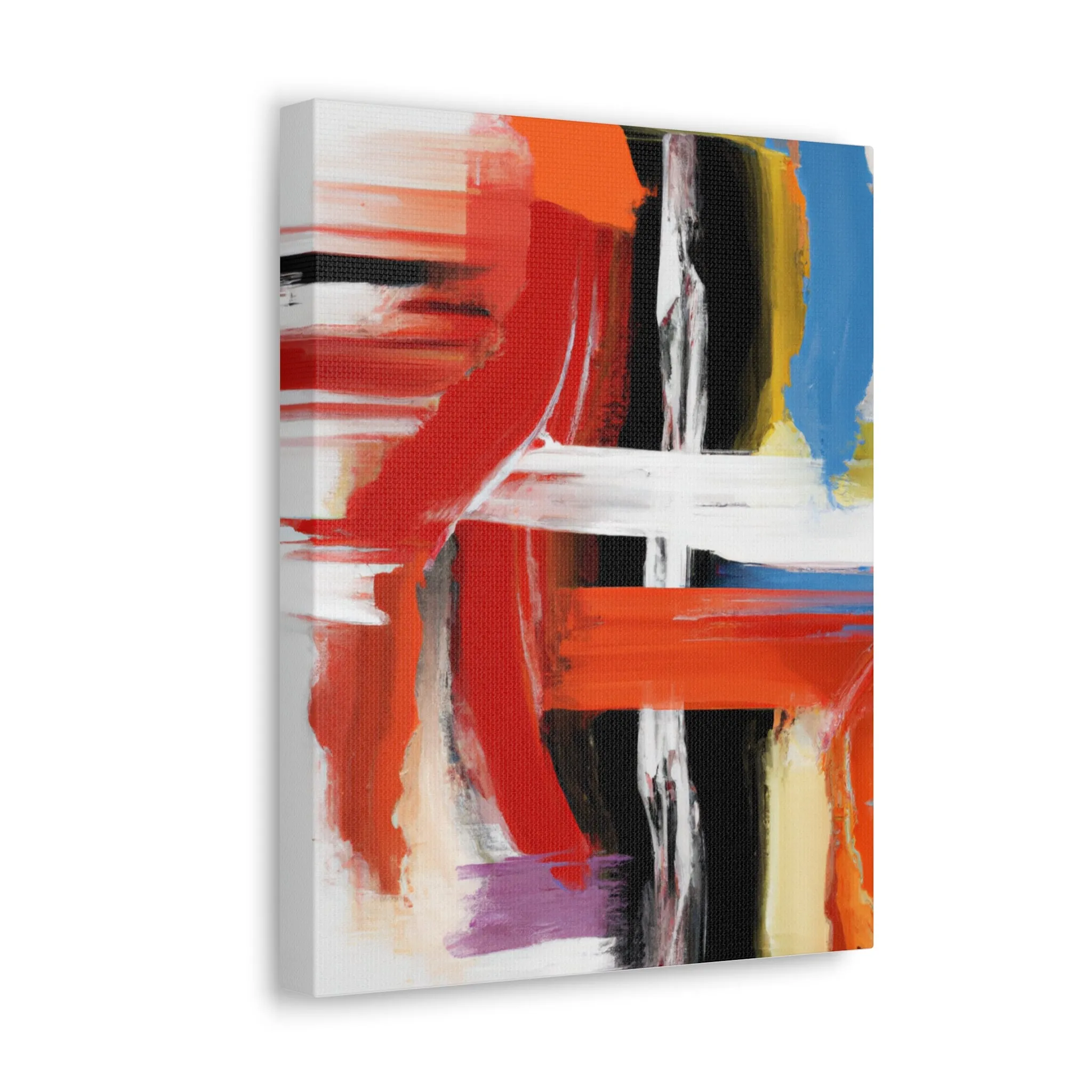 Vibrant Stroke Symphony - Canvas