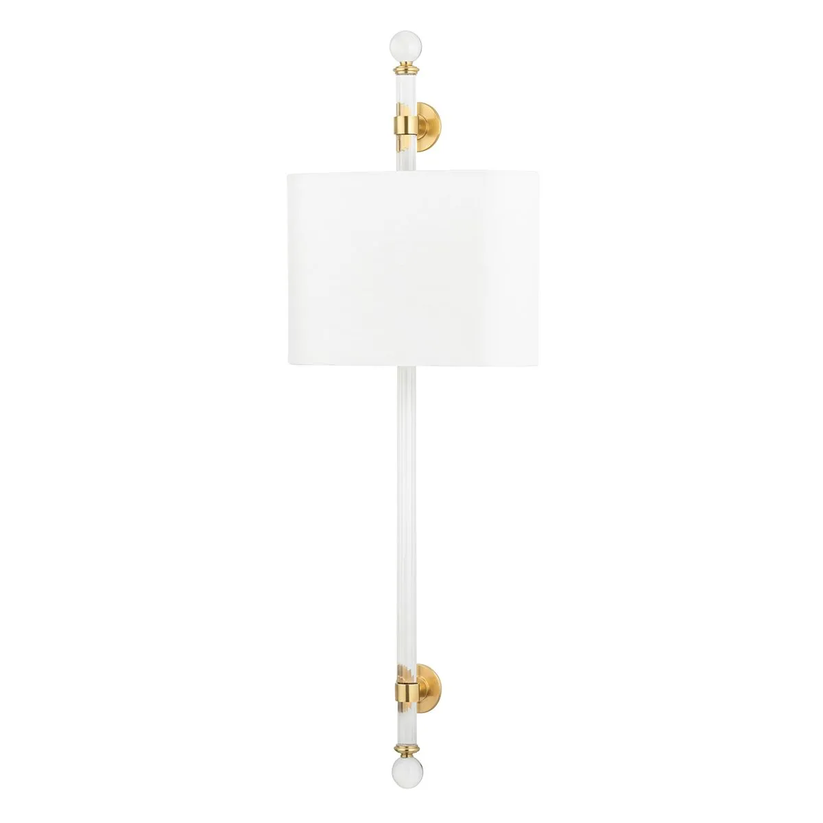 Wertham 36 In. 2 Lights Armed Sconce Antique Brass Finish