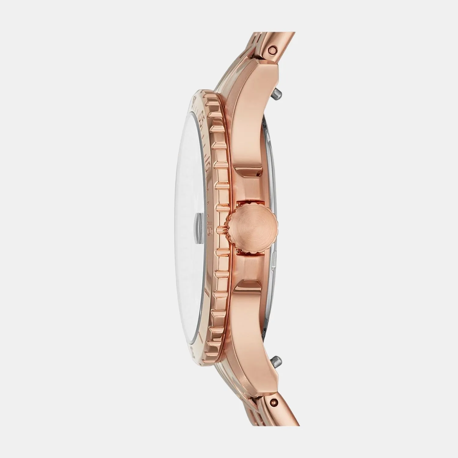 Women's Rose Gold Analog Stainless Steel Watch ES4748