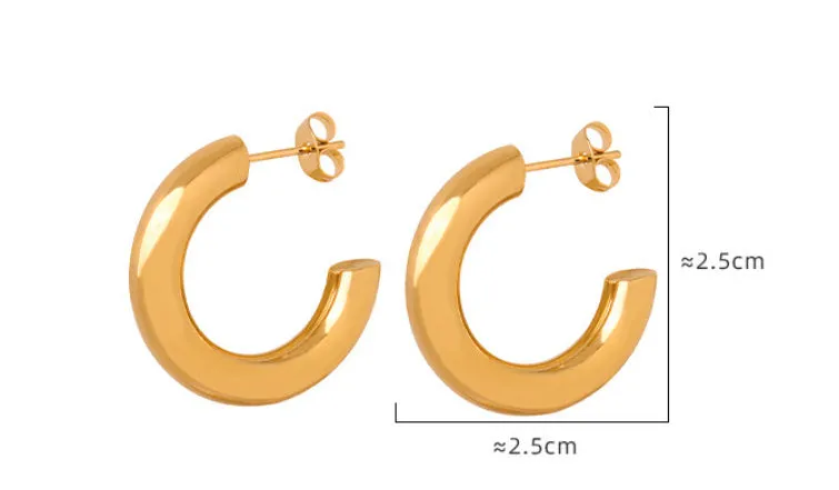 Women's Simple Fashion Hoop Earrings